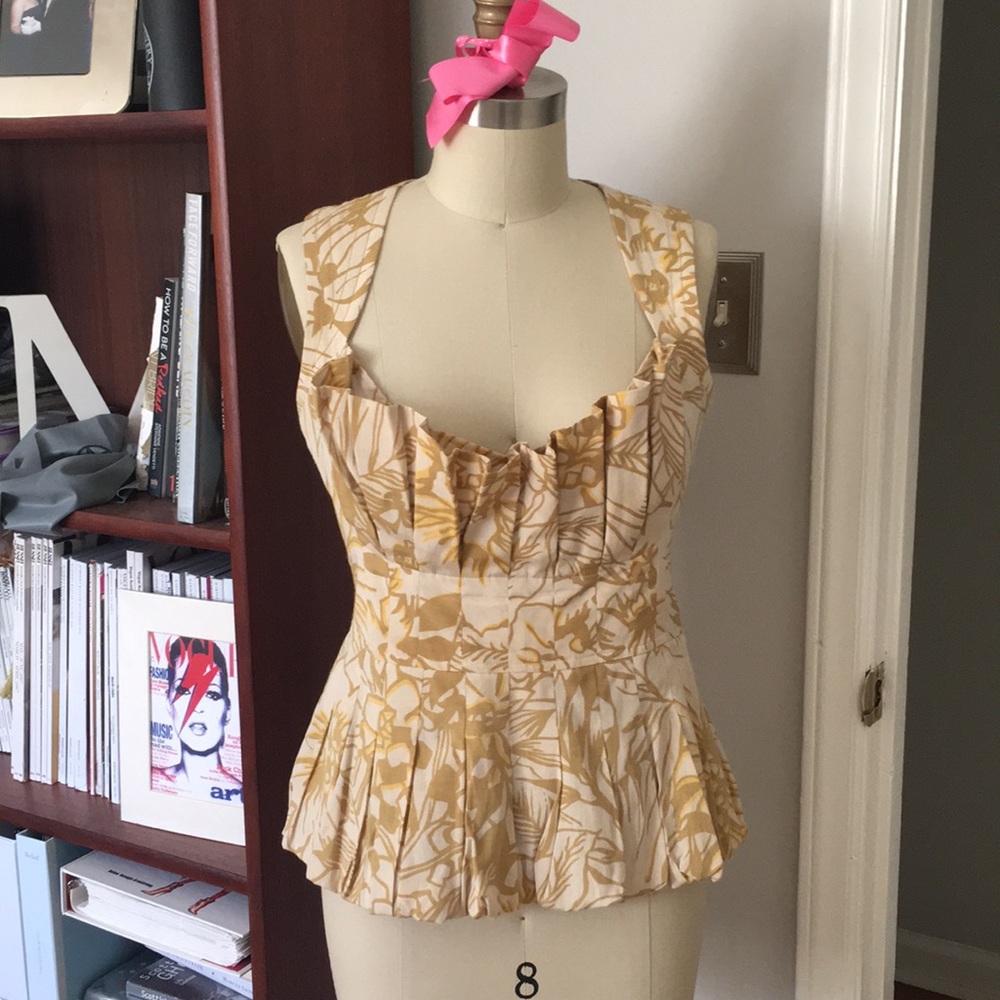 Tracy Reese fit and flare blouse